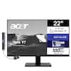 acer 22" -5° To +25° Adjustable Tilt
Vero V7 For Everyday Value
ANTI-GLARE
FLICKER FREE
100Hz Refresh Rate