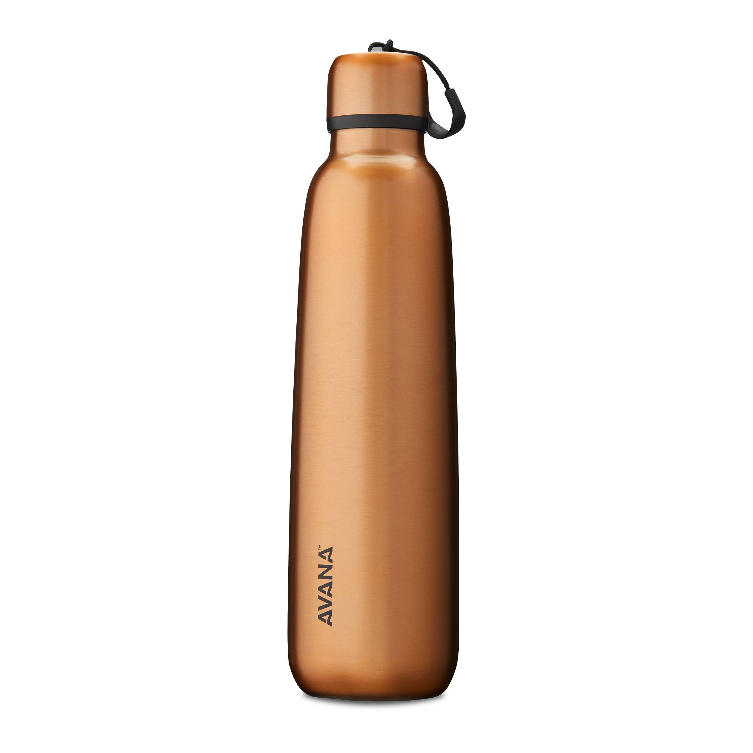 Angle. Avana - Ashbury Insulated Stainless Steel 24 oz. Water Bottle - Copper.