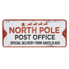 BreeBe - *North Pole Metal Sign - Multicolor