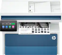 HP - LaserJet Pro MFP 4112dw Wireless AI-Enabled Black-and-White All-in-One Laser Printer - White