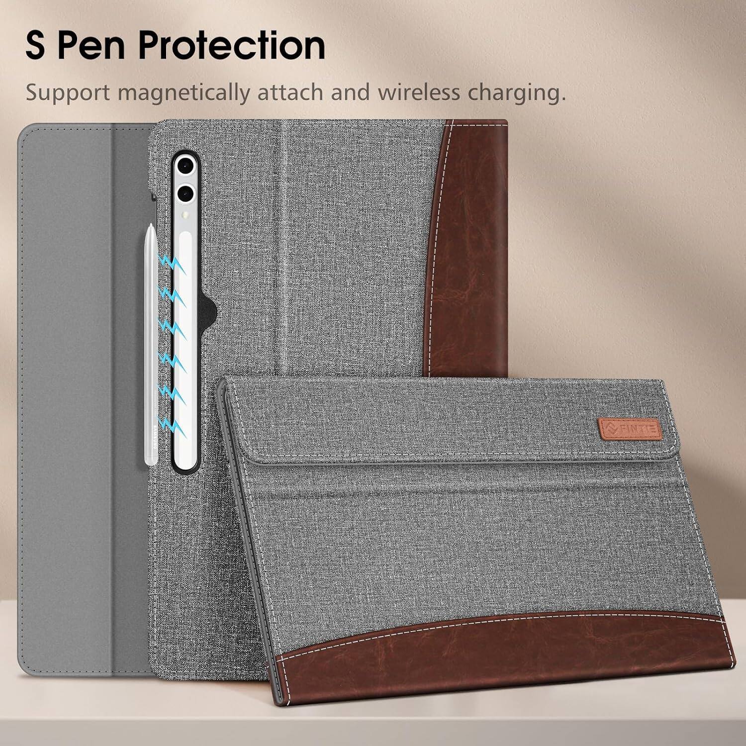 S Pen Protection  
Support magnetically attach and wireless charging.