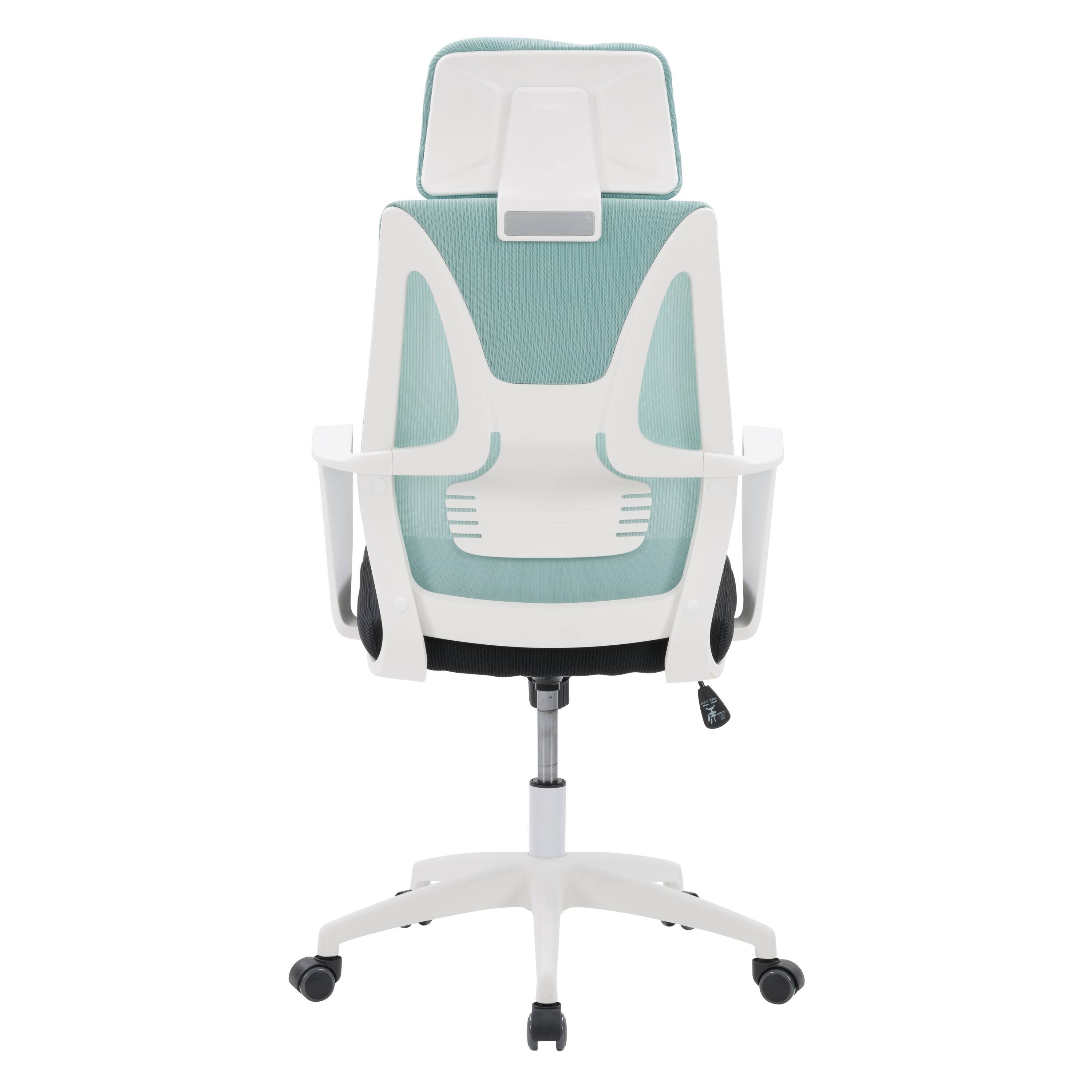 Alt View 13. CorLiving - Workspace Mesh Back Office Chair - Teal and Black.