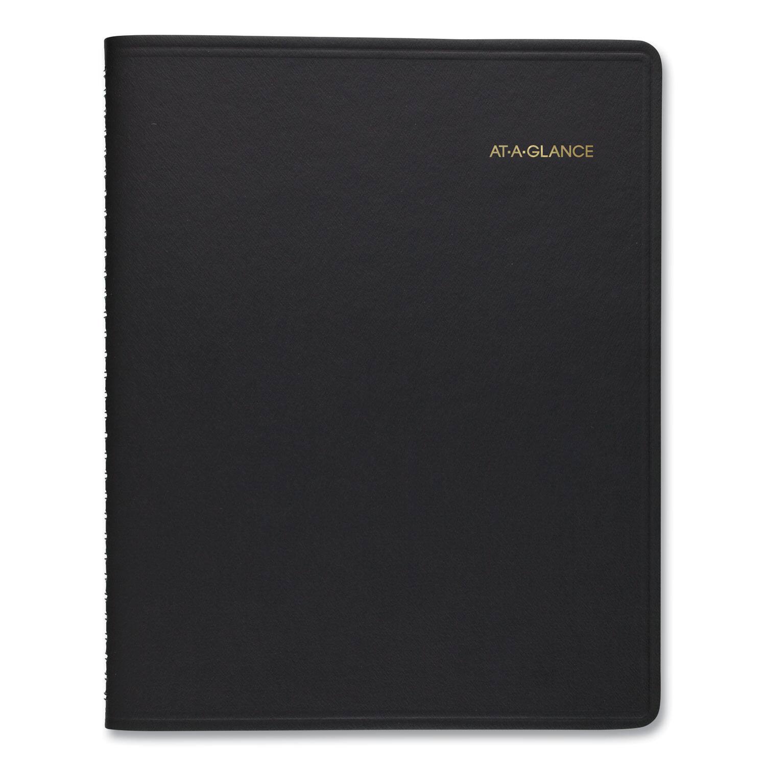 Back. AT-A-GLANCE - Triple View Weekly Vertical Column Format Appointment Book 11 x 8.25 Black Cover 12 Month Jan to Dec 2026.