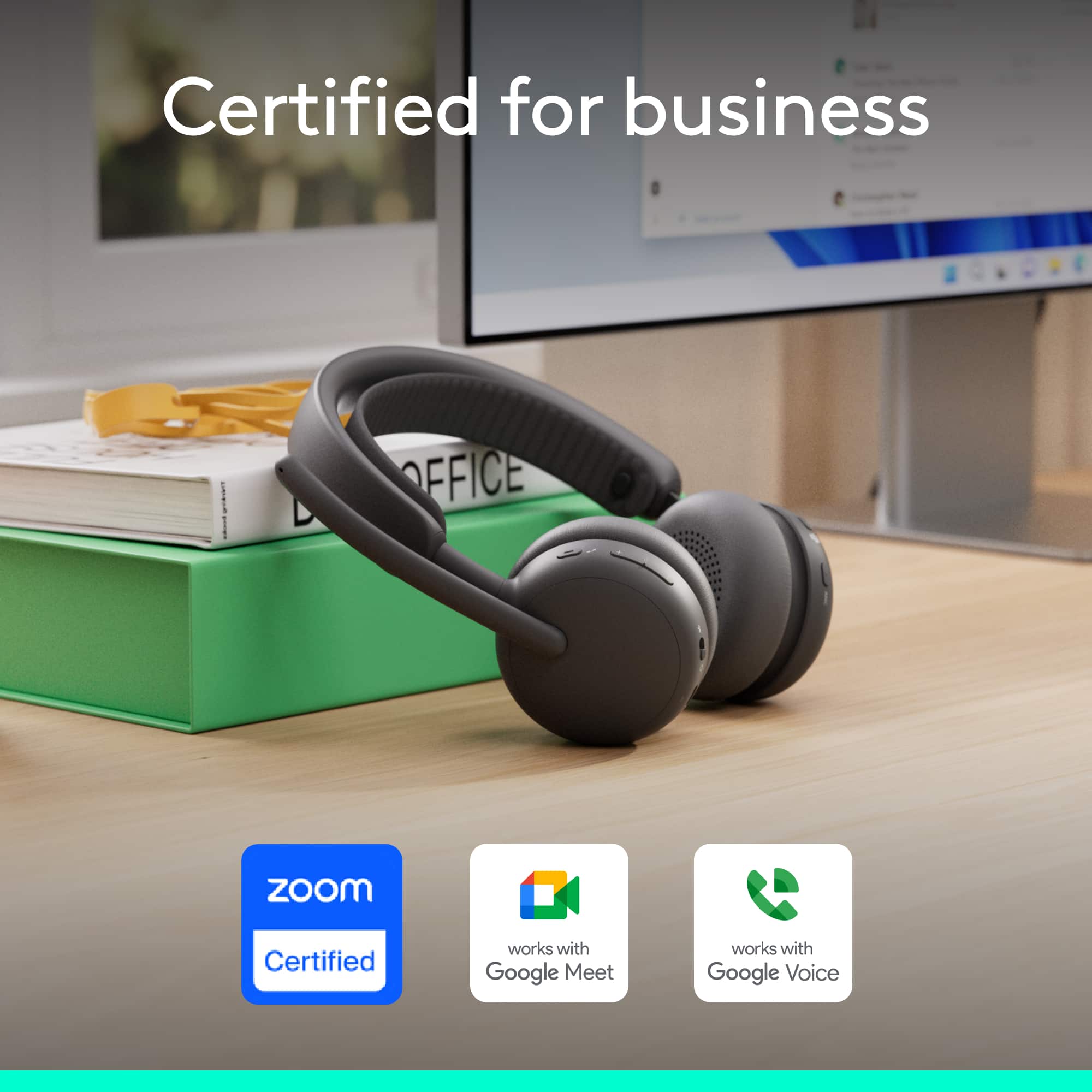 Logitech Zone Wireless 2 ES Noise Cancelling Headset for Business