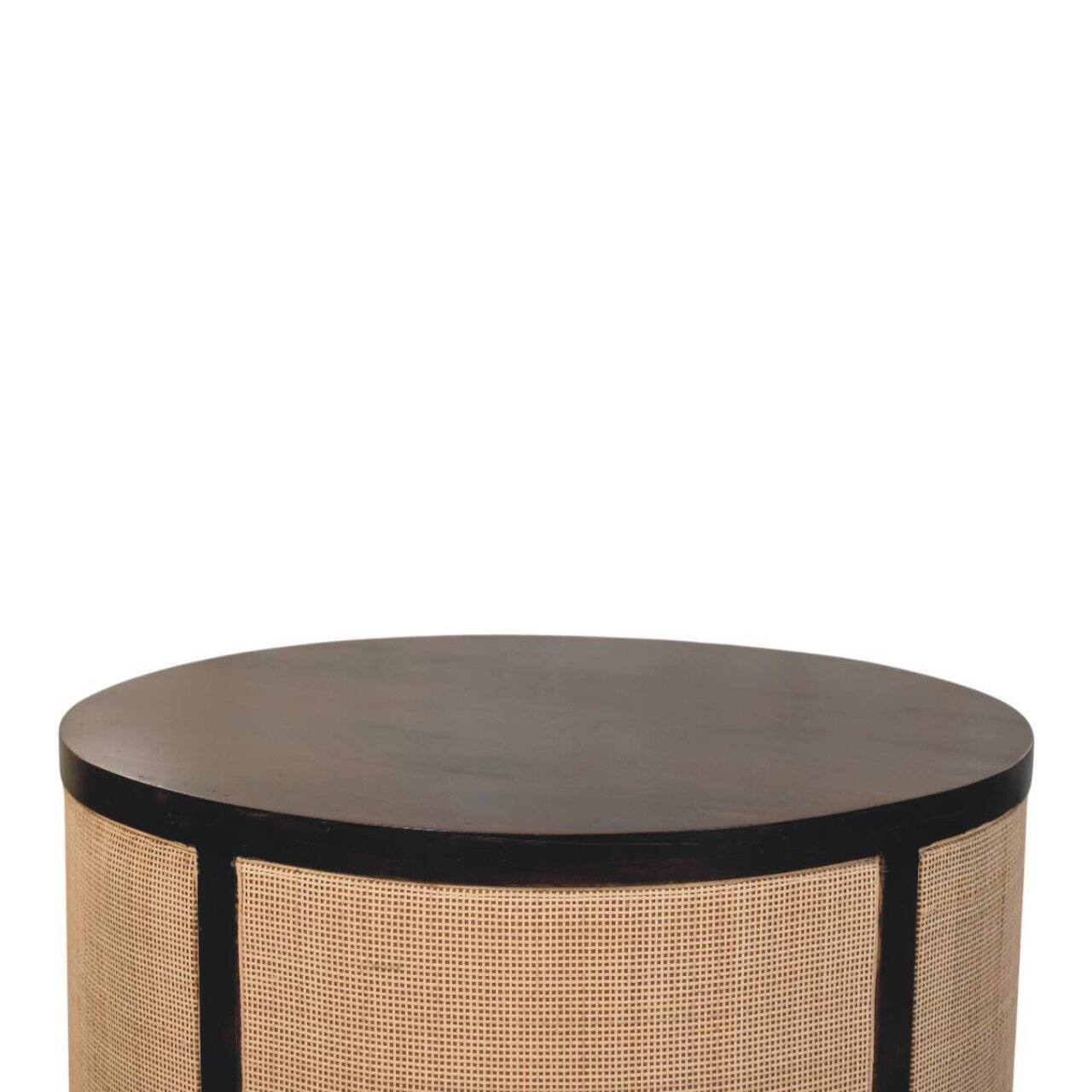 Back. Artisan Furniture - Artisan Furniture Solid Wood Monaco Round Rattan Centerpiece - Brown.