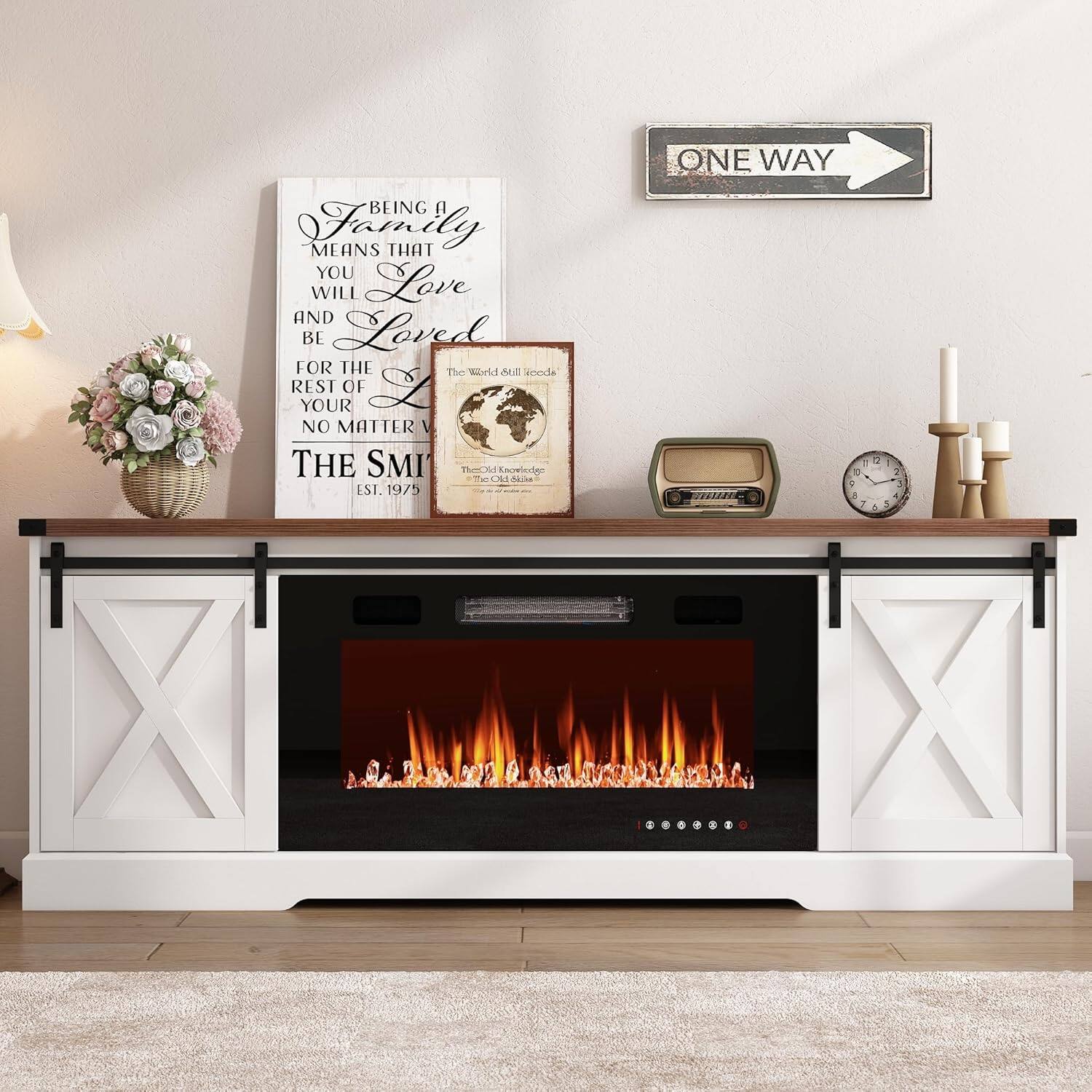 Being a family means that you will love and be loved for the rest of your life, no matter what. The smile. Est. 1975.

One way.