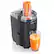 Angle. Hamilton Beach - HealthSmart Compact Juice Extractor - Black.