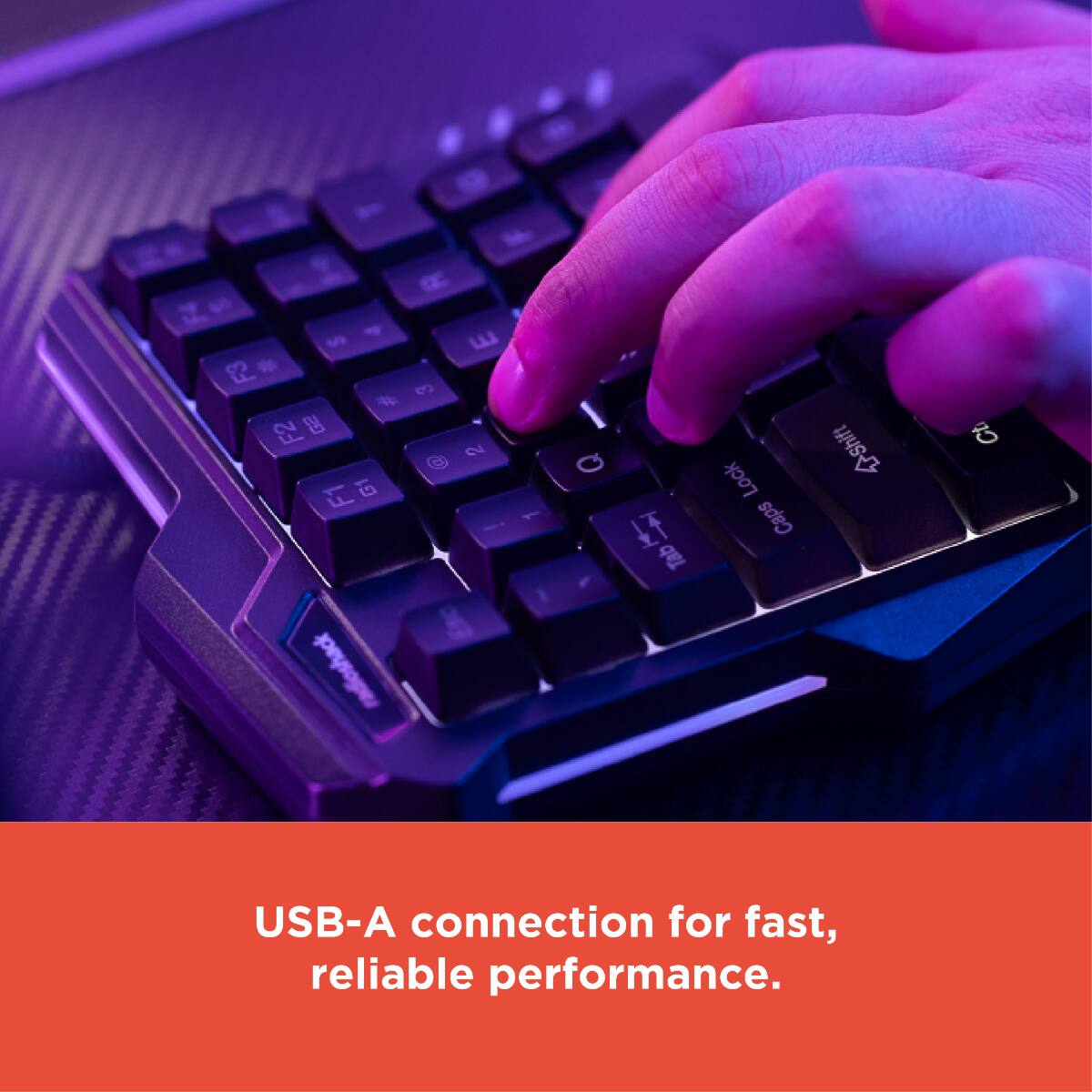 USB-A connection for fast, reliable performance.
