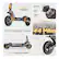 ShocFree™ Dual Swingarm Suspension
20 MPH Max. Speed
20% Slope
1100W Max. Power
44 Miles Max. Range
NFC Card • Phone NFC • Passcode (Three Access Options)
10"x2.5" Tubeless Tires
E-ABS + Dual Disc Brakes