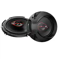 Pioneer - 6.5" - 3-way, 300 W Max Power, Coaxial Speakers (pair) - Black - Front_Zoom