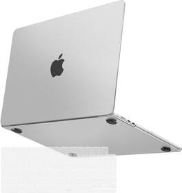 mosiso - Ultra-Thin Hard Shell Case & Keyboard Cover for MacBook Air 13 inch (A3449 A3240 A3113 A2681 2022–2026) - Frost Clear