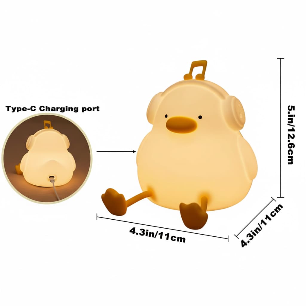 Type-C Charging port  
4.3in/11cm  
5.5in/12.6cm  
4.3in/11cm