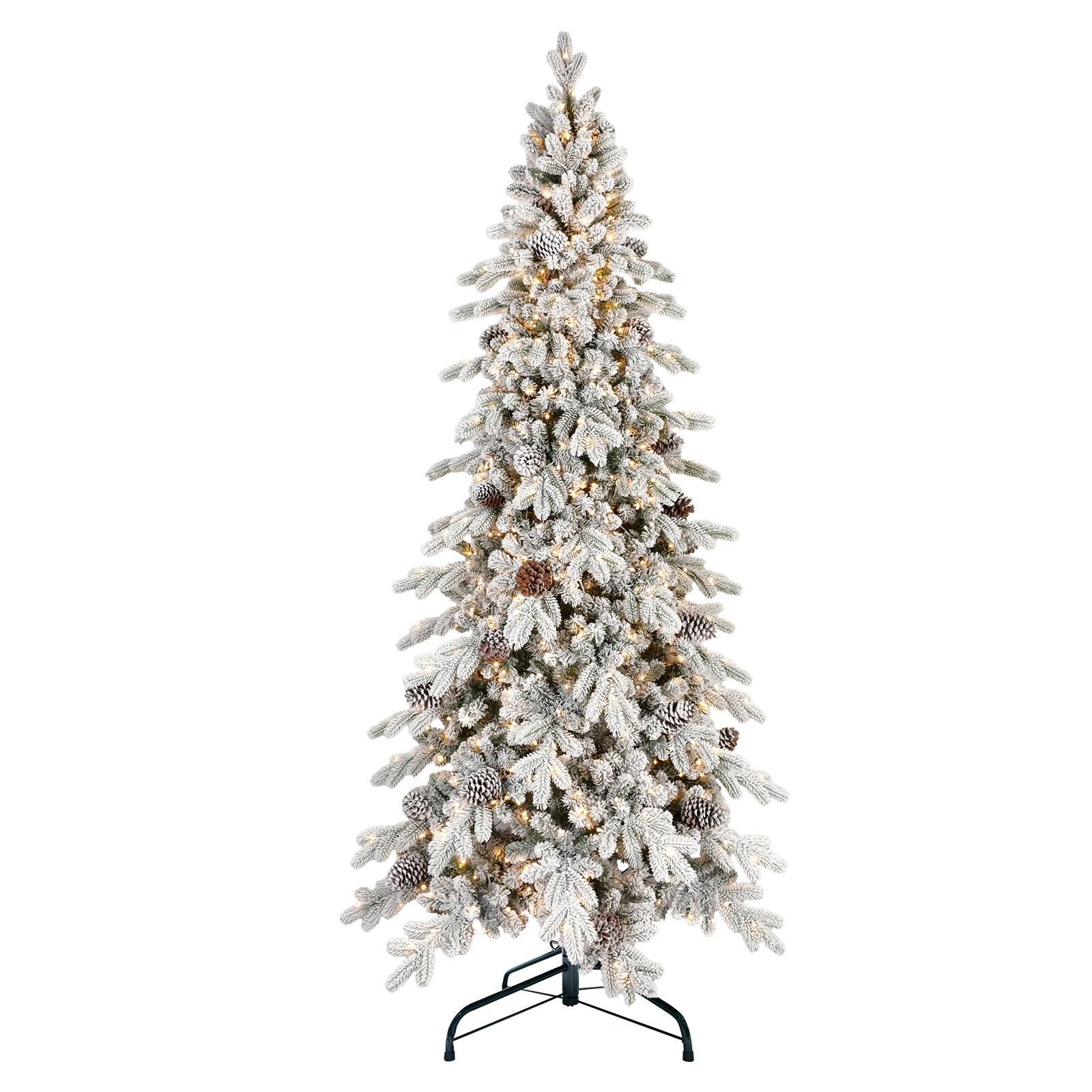 6ft Pop Up Christmas Tree with Lights, Prelit Collapsible Christmas