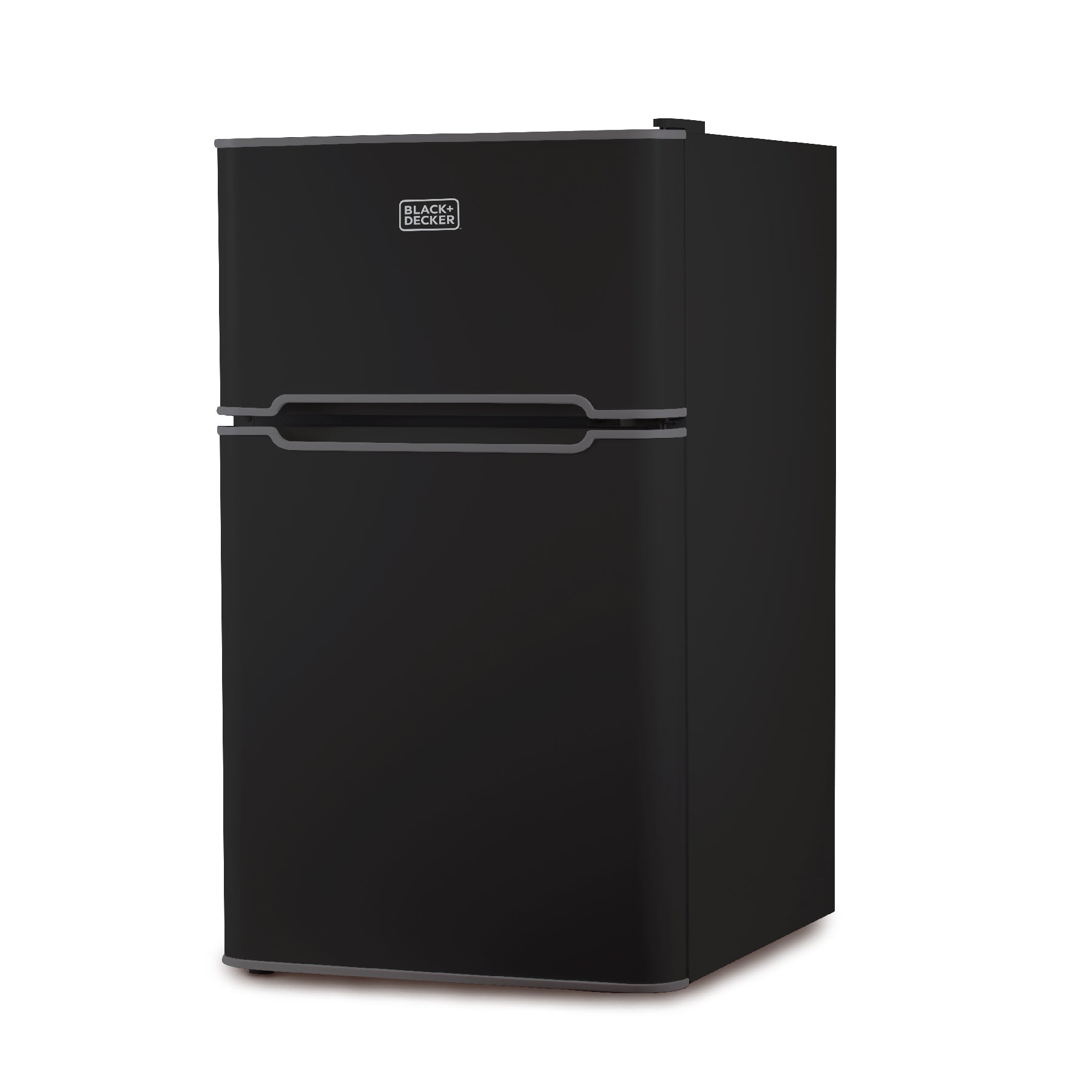 Black+Decker - 3.1 Cu. Ft. Compact Two Door Refrigerator with Freezer - Black