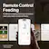 Remote Control Feeding: Create personalized feeding controls to meet your pet's nutritional needs.
SPACE FEEDER LOGS: Account sharing, 12/12 feeding amount, 3 times today, feeding times.
TODAY'S SCHEDULE: 20:00 scheduled feed (1/12 cup), 06:30 completed feed (1/12 cup), 11:30 scheduled feed (1/12 cup), 17:00 scheduled feed (1/12 cup), 12:00 scheduled feed (1/12 cup).
VIEW MO LOGS: 14/12 feeding amount, 12/12 feeding amount, 11/12 feeding amount, 18/12 feeding amount.
Support: 2.4GHz & 5GHz network.