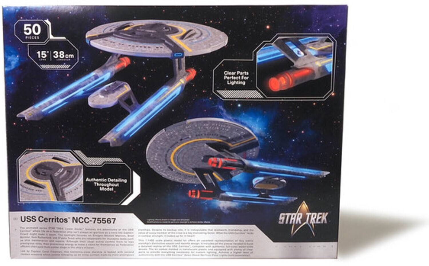50 Pieces 15" 38 cm Clear Parts Perfect For Lighting Authentic Detailing Throughout Model USS Cerritos NCC-75567 STAR TREK