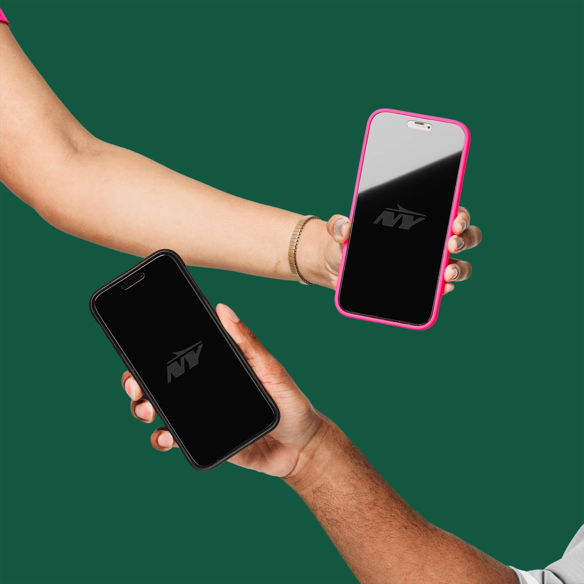 Alt View 3. Screen Skinz - iPhone Privacy Glass Screen Protector - 14 Pro Max - Multicolor.