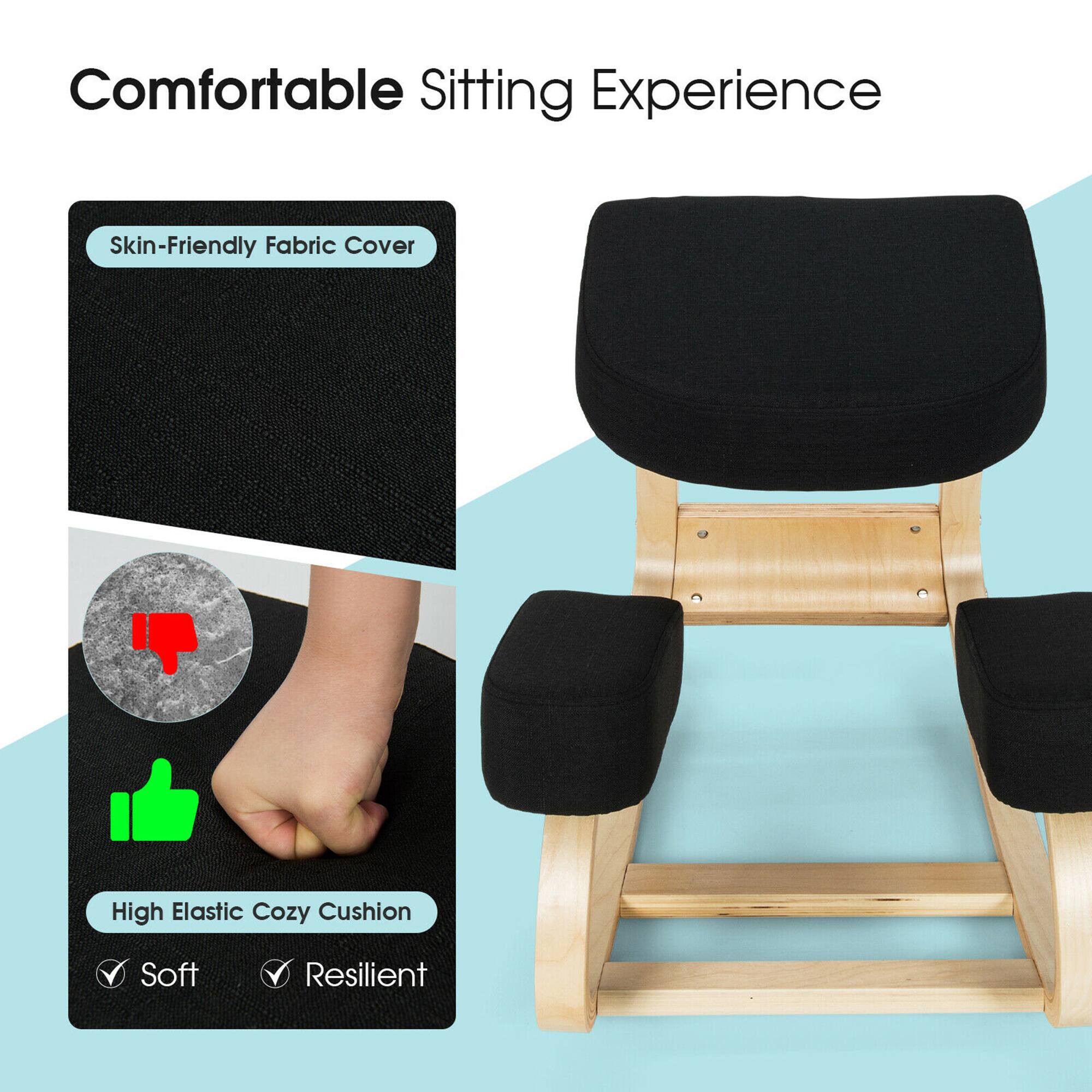 Comfortable Sitting Experience: Skin-Friendly Fabric Cover, High Elastic Cozy Cushion, Soft & Resilient.