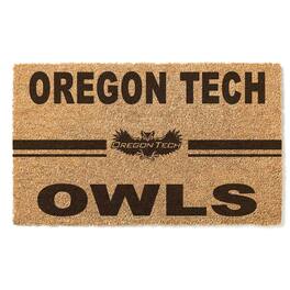 Jardine - Oregon Tech Hustlin' Owls 18" x 30" Team Logo Doormat - Brown
