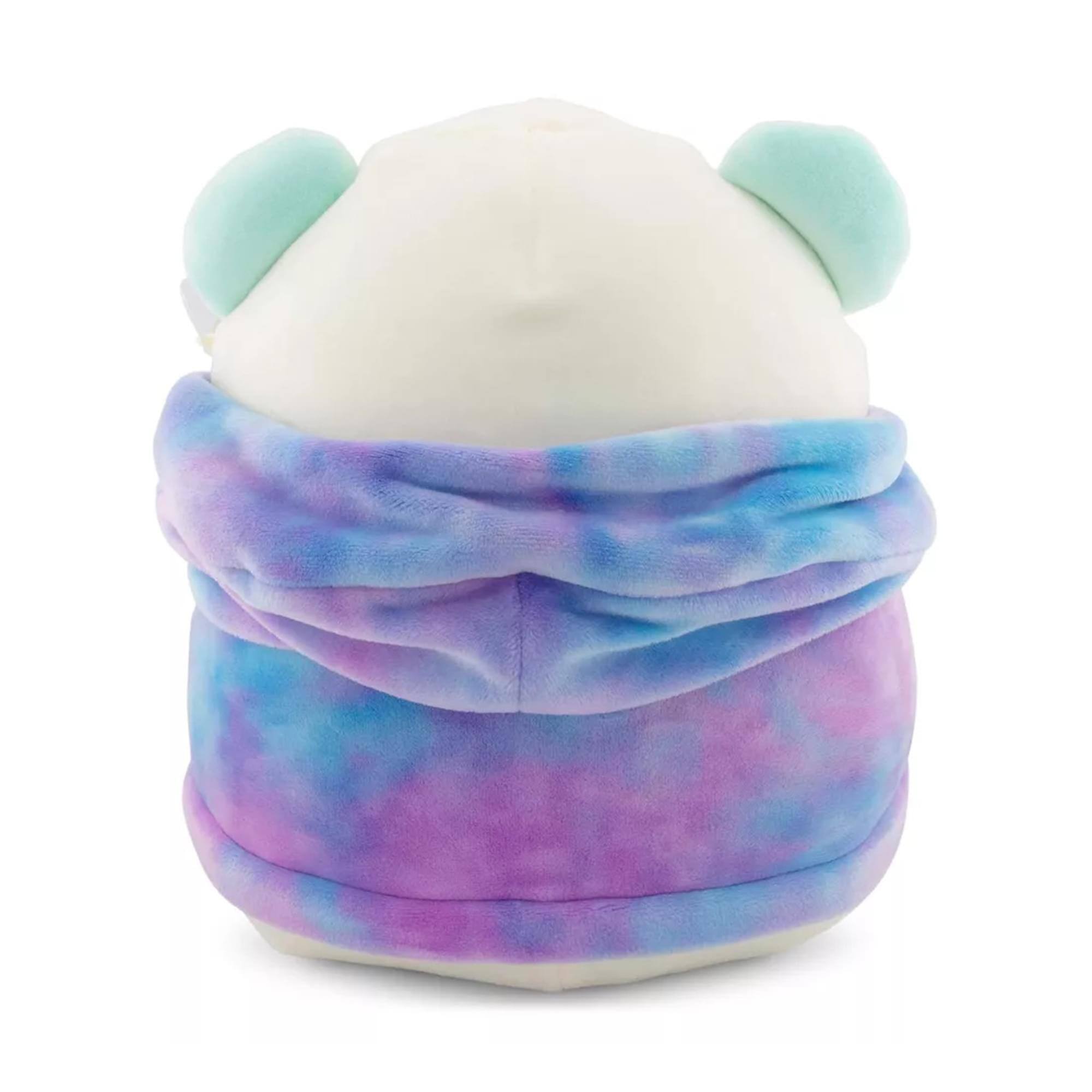 Alt View 3. Kellytoy - Squishmallow 12 Inch Hoodie Plush | Sissy The Panda.