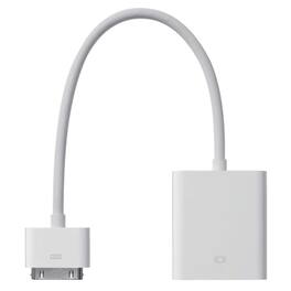 Apple - iPad Dock Connector to VGA Adapter (MC552ZM/A)