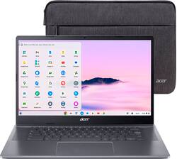 Acer - Chromebook Plus 515 Laptop with Google AI – 15.6" FHD Display - Intel i3-1215U – 8GB LPDDR5X – 128GB UFS – Wi-Fi 6E - Steel Gray - Front_Zoom