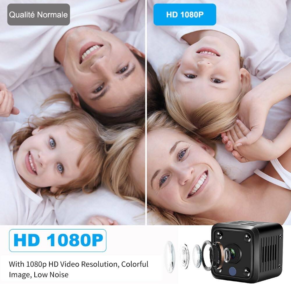 Qualité Normale  
HD 1080P  

HD 1080P  

With 1080p HD Video Resolution, Colorful Image, Low Noise