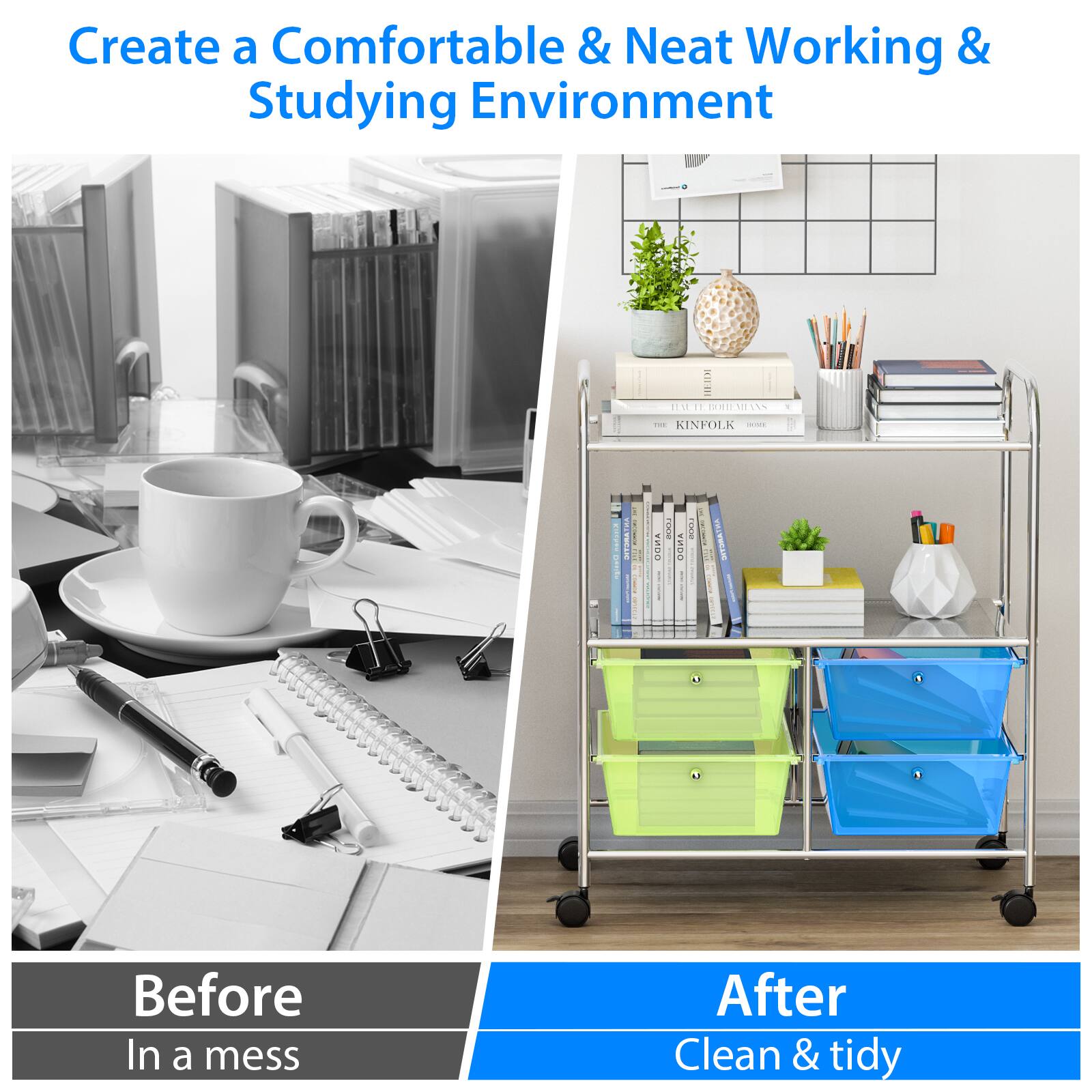 Create a Comfortable & Neat Working & Studying Environment 1M11 : JERINIES - RINFOLK | | m I i | | COA : | MXL : | : 1 INTRT I Before In a mess After Clean & tidy