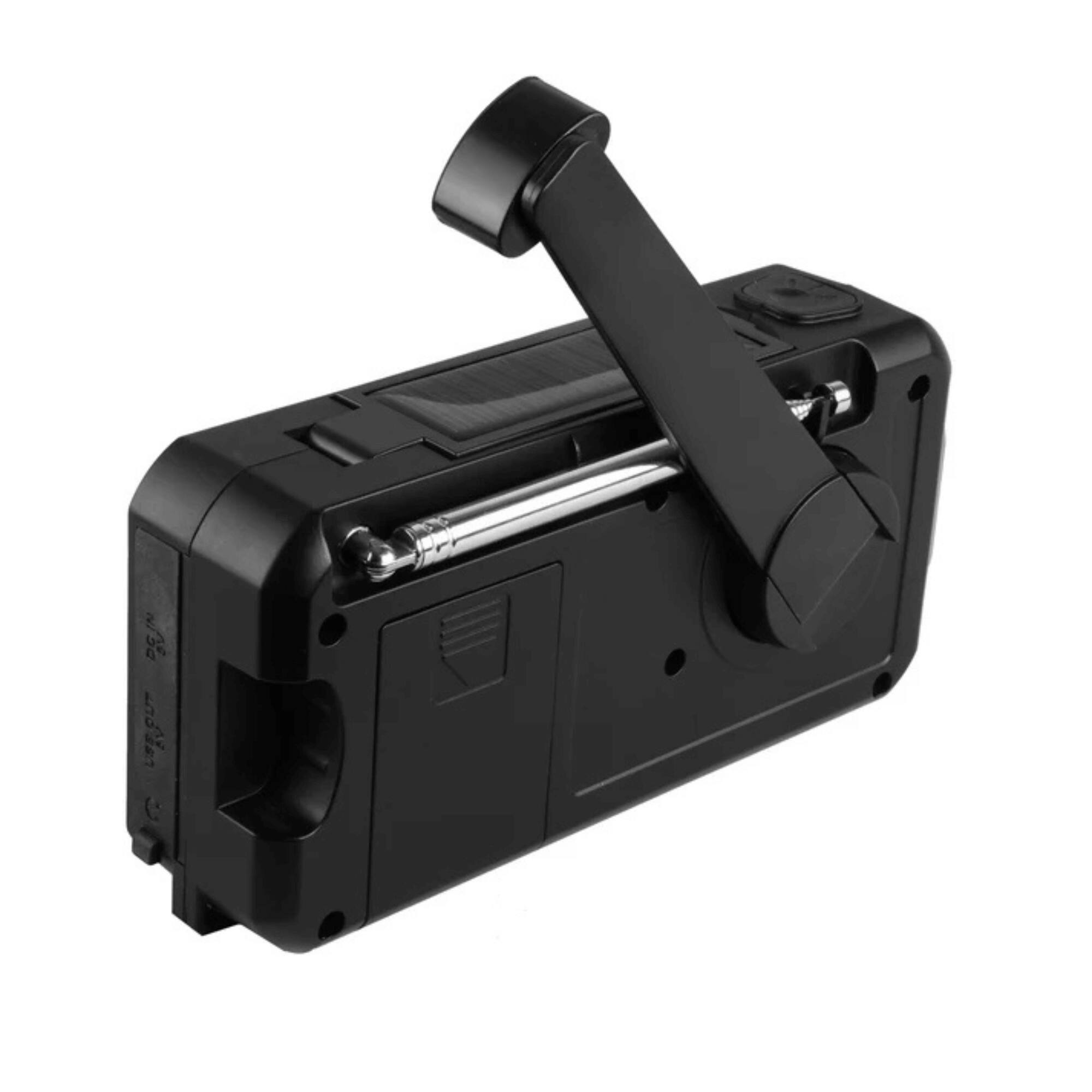 Alt View 3. Supersonic - Guardian NOAA AM/FM Multi-Powered Emergency Weather Radio with Flashlight - Red.