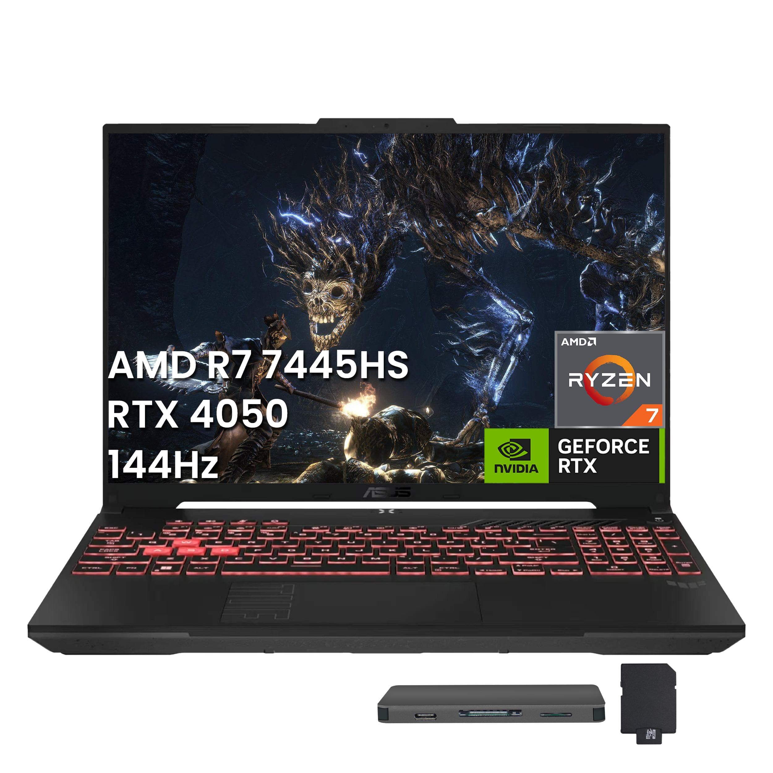 AMD R7 7445HS  
RTX 4050  
144Hz  

AMD Ryzen  
NVIDIA GeForce RTX
