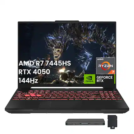 AMD R7 7445HS
RTX 4050
144Hz
AMD Ryzen
NVIDIA GeForce RTX