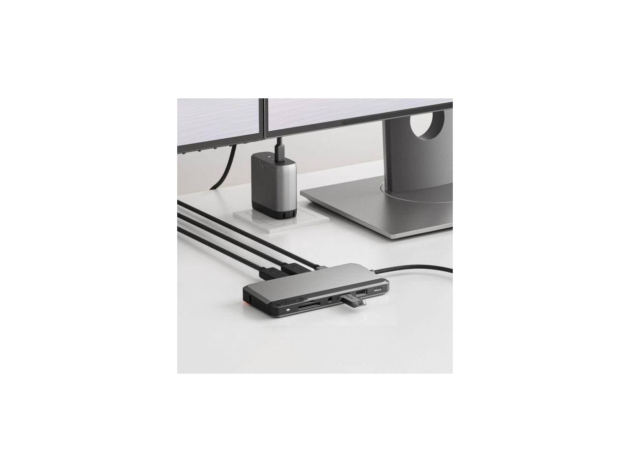 Alt View 2. Alogic - Alogic USB-C Dual Display Dock MX2 Lite HDMI Edition U1CSHSGR.