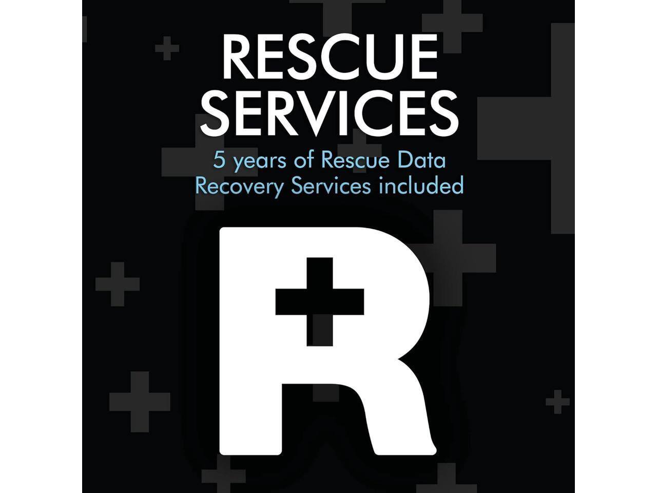 RESCUE SERVICES  
5 years of Rescue Data Recovery Services included
