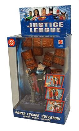 Mattel - Justic League Power Escape Superman Figure with Breakaway Chains - Multi