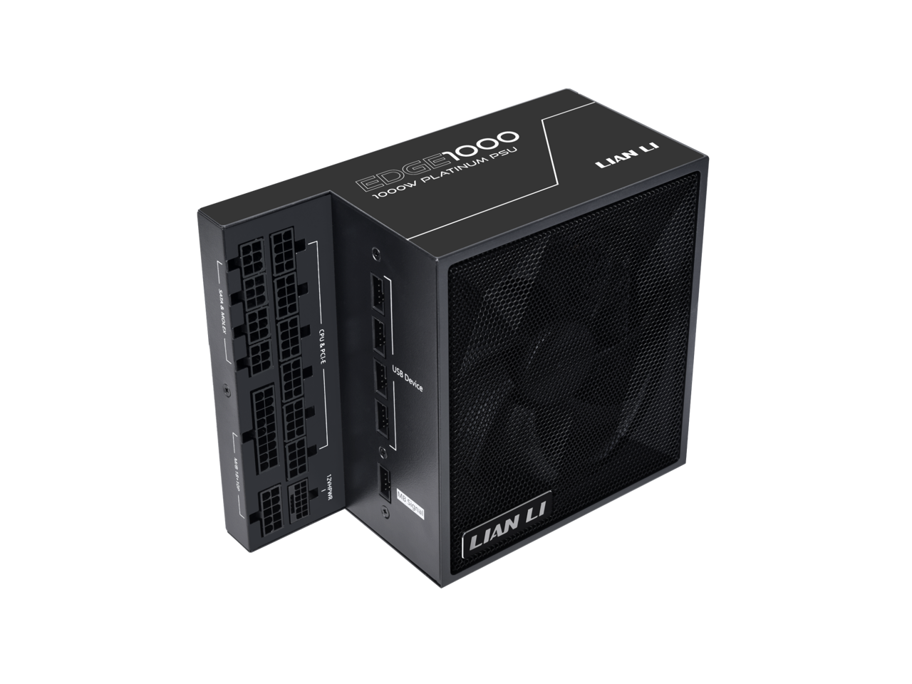 EDGE 1000  
1000W PLATINUM PSU  

LIAN LI  

USB Device  
129MwR ORL  
Cenigil LIAN LI