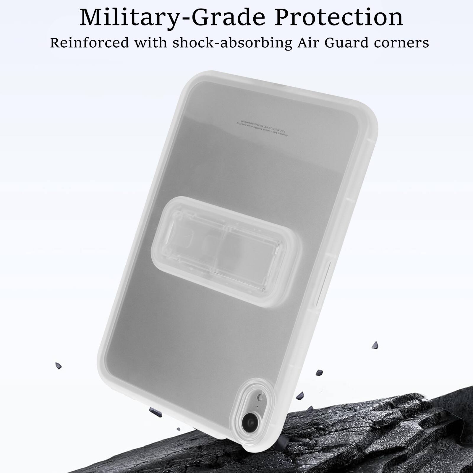 Military-Grade Protection  
Reinforced with shock-absorbing Air Guard corners