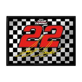 The Fan-Brand - Joey Logano 19" x 27" Framed Mirrored Wall Sign - Multicolor