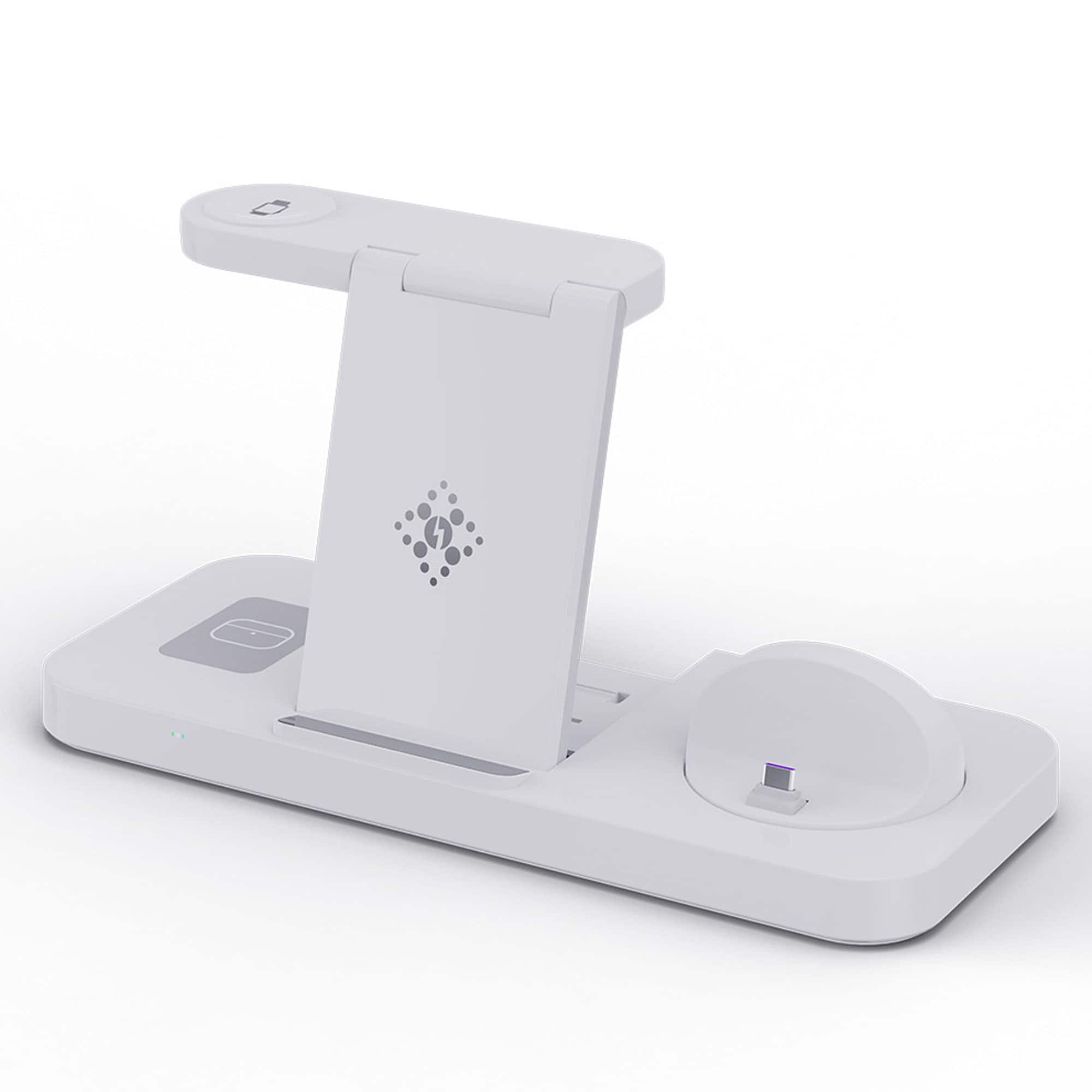 YONWAY - Foldable 6 In 1 Wireless Charger Stand for iPhone 17 16 15 14 13 Apple Watch Airpods, Fast Charging Dock Station