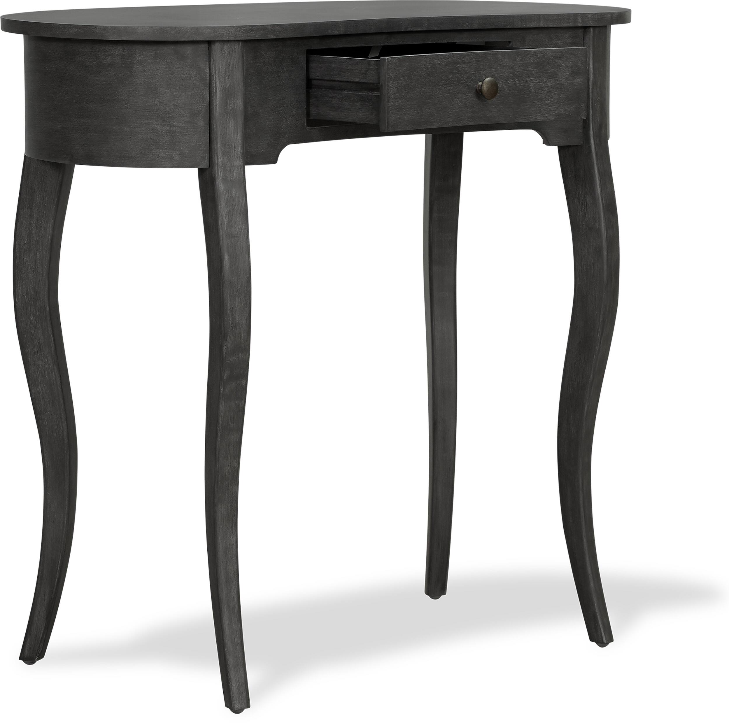 Alt View 15. Finch - Thaddeus Console Oval Table - Dark Gray.