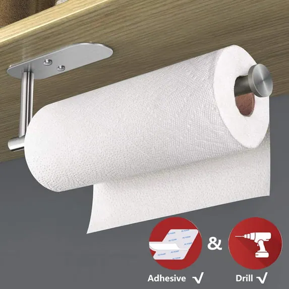 Large Format Paper Display Ocalpur Kitchen Paper Towel Holder Wall Mount Under Cabinet, Kitchen ...