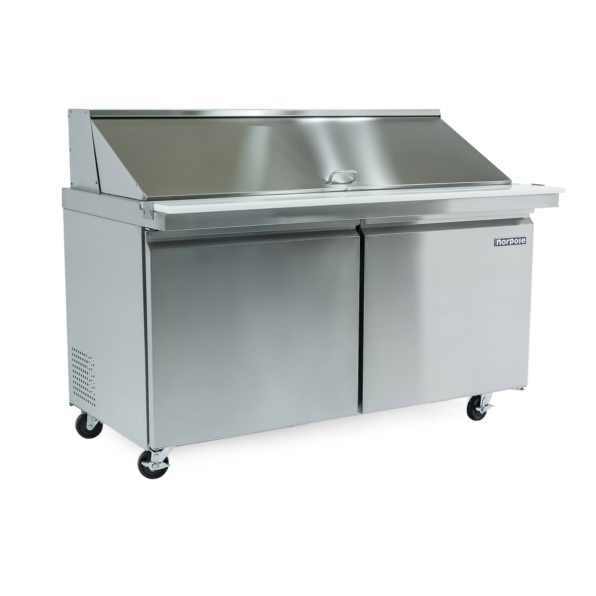 Alt View 4. Magic Chef - Commercial 15 cu. ft. Refrigerator in Stainless Steel - Stainless Steel.
