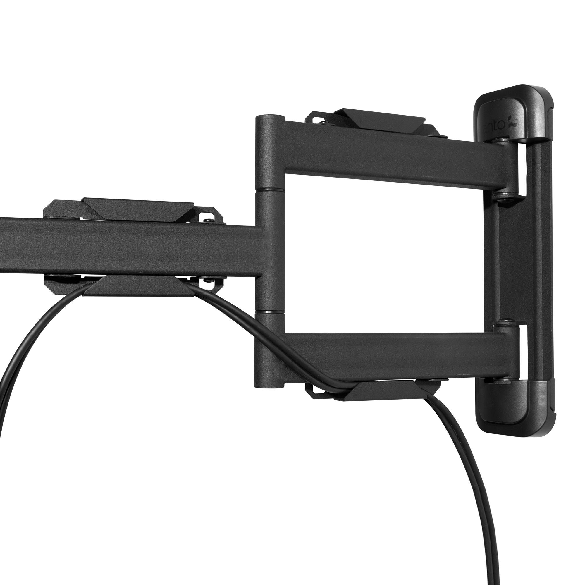 Alt View 5. Kanto - Full Motion Single Stu TV Wall Mount for 25" - 75" TVs - Black.