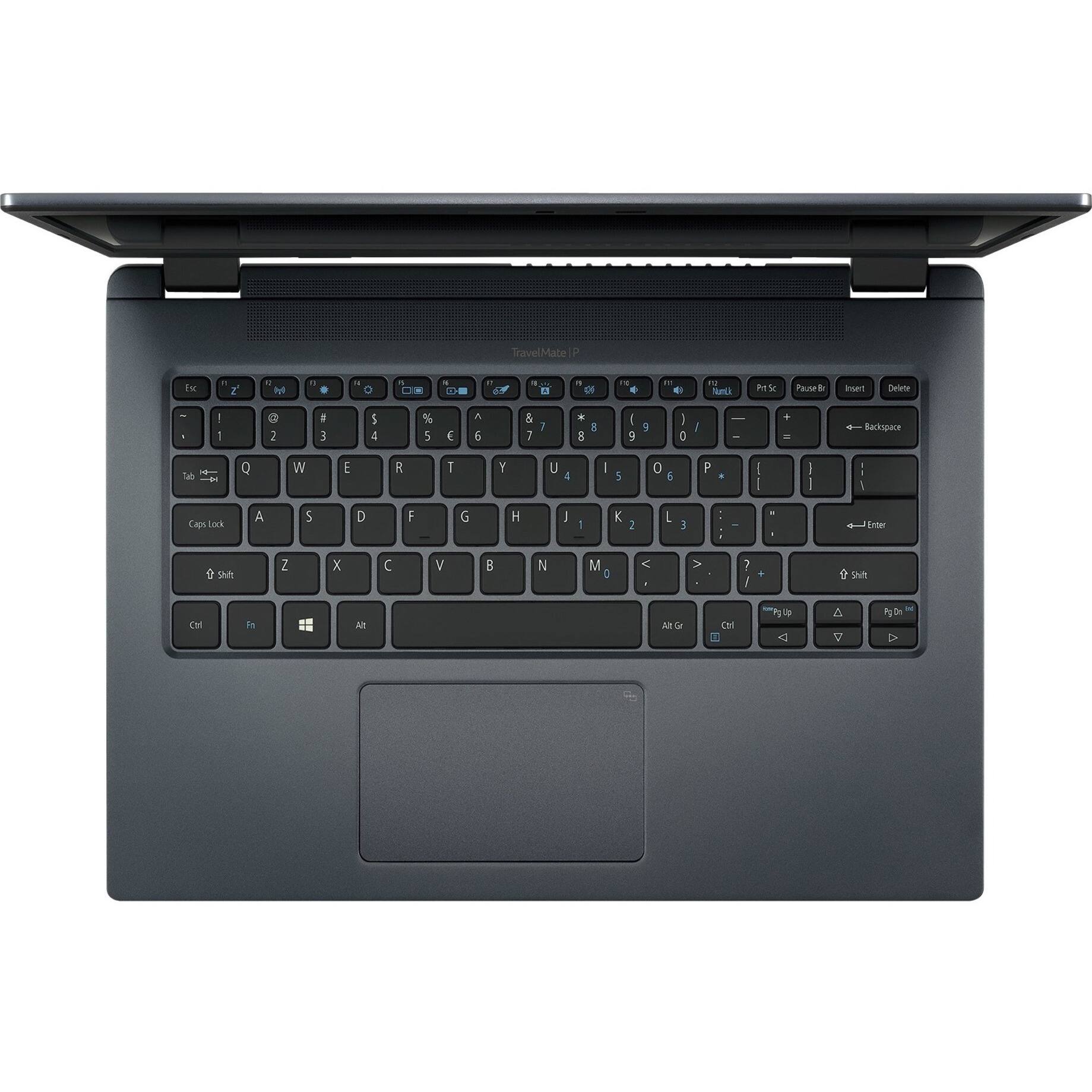Alt View 18. Acer - TravelMate P4 P414-51 14" Laptop - Intel Core i7 - 16 GB Memory - 512 GB SSD - Slate Blue.