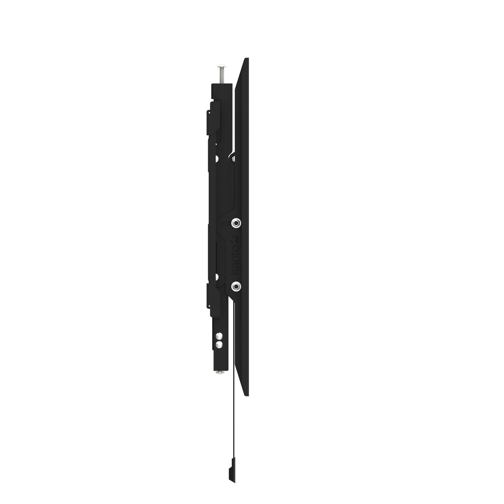 Alt View 1. Kanto - Extendable Tilting Outdoor Weatherproof Locking TV Wall Mount for 45” to 100” TVs - Black.