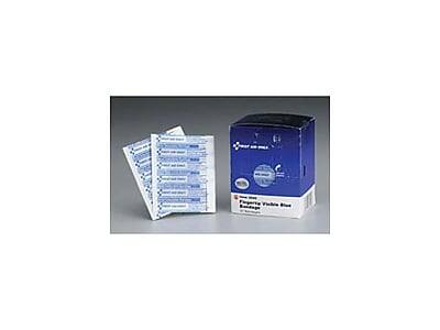 Alt View 2. SmartCompliance - SmartCompliance Fingertip Metal Detectable Fabric Bandages, 1.75" x 2", 20/Box (FAE-3040) - Blue.