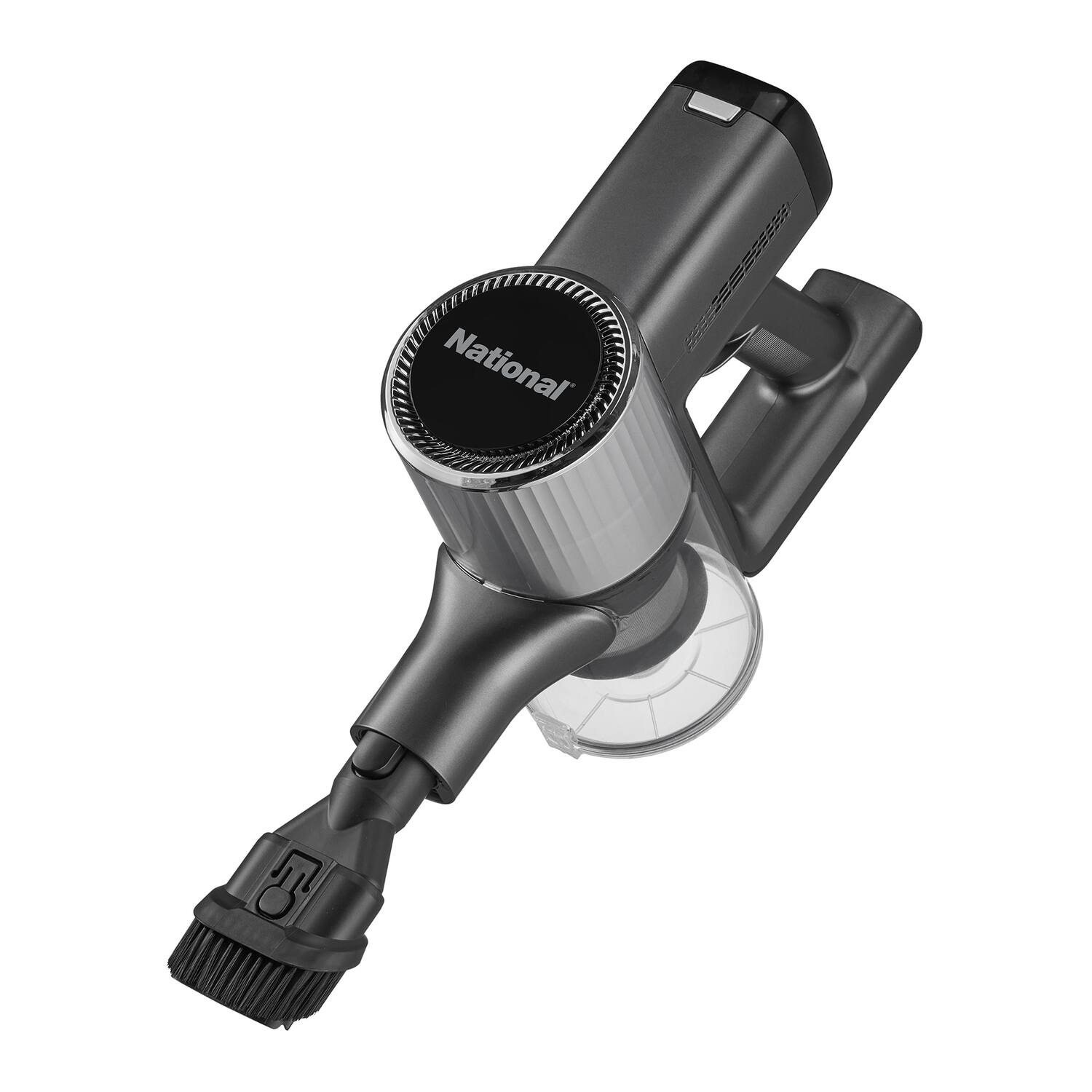 Alt View 9. National - Cordless Lightweight 2-in-1 Upright/Handheld Vacuum Cleaner NA-870V, 22-kPa Suction, HEPA Filter - Gray.