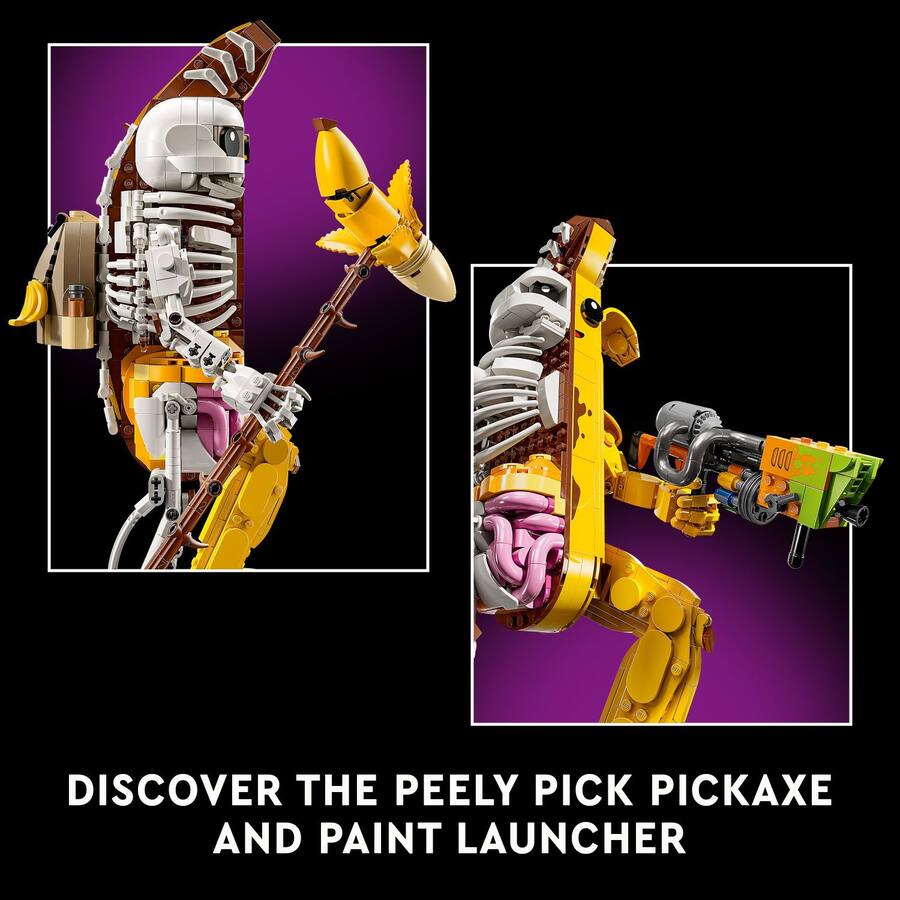 Peely Set LEGO Fortnite Peely Bone Collectible Kit for Adults 77072 6471365 ...