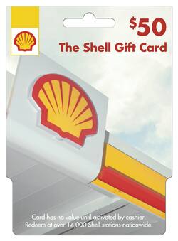 Shell Oil $50 Gift Card $50 POSA- 2025REG - Best Buy