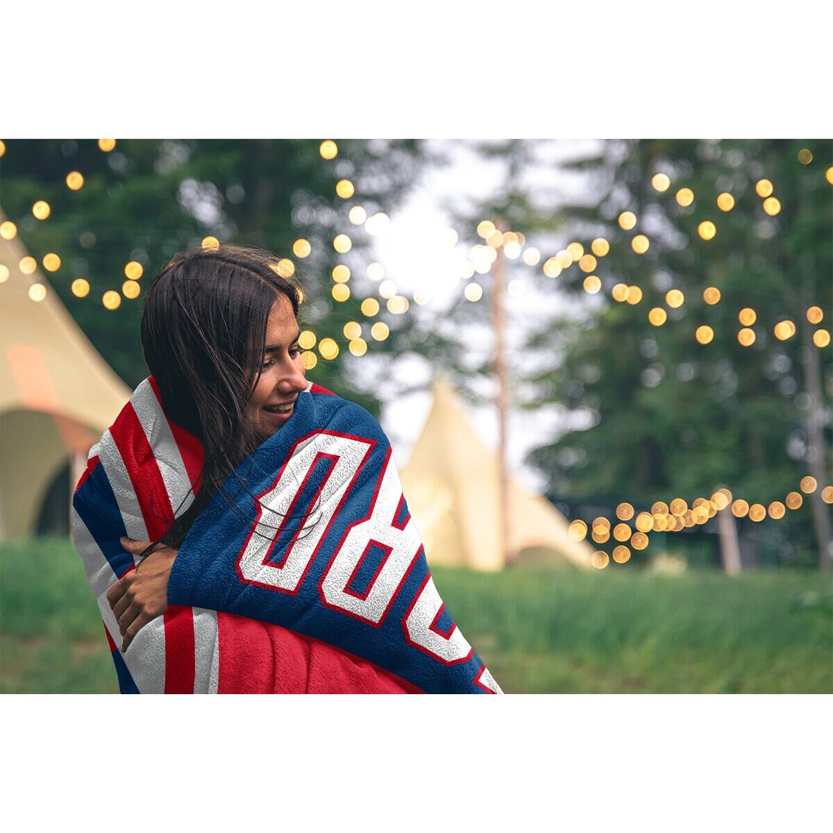 Alt View 1. Pegasus - Radford Highlanders 50" x 60" Endzone Ultra Soft Throw Blanket - Multicolor.