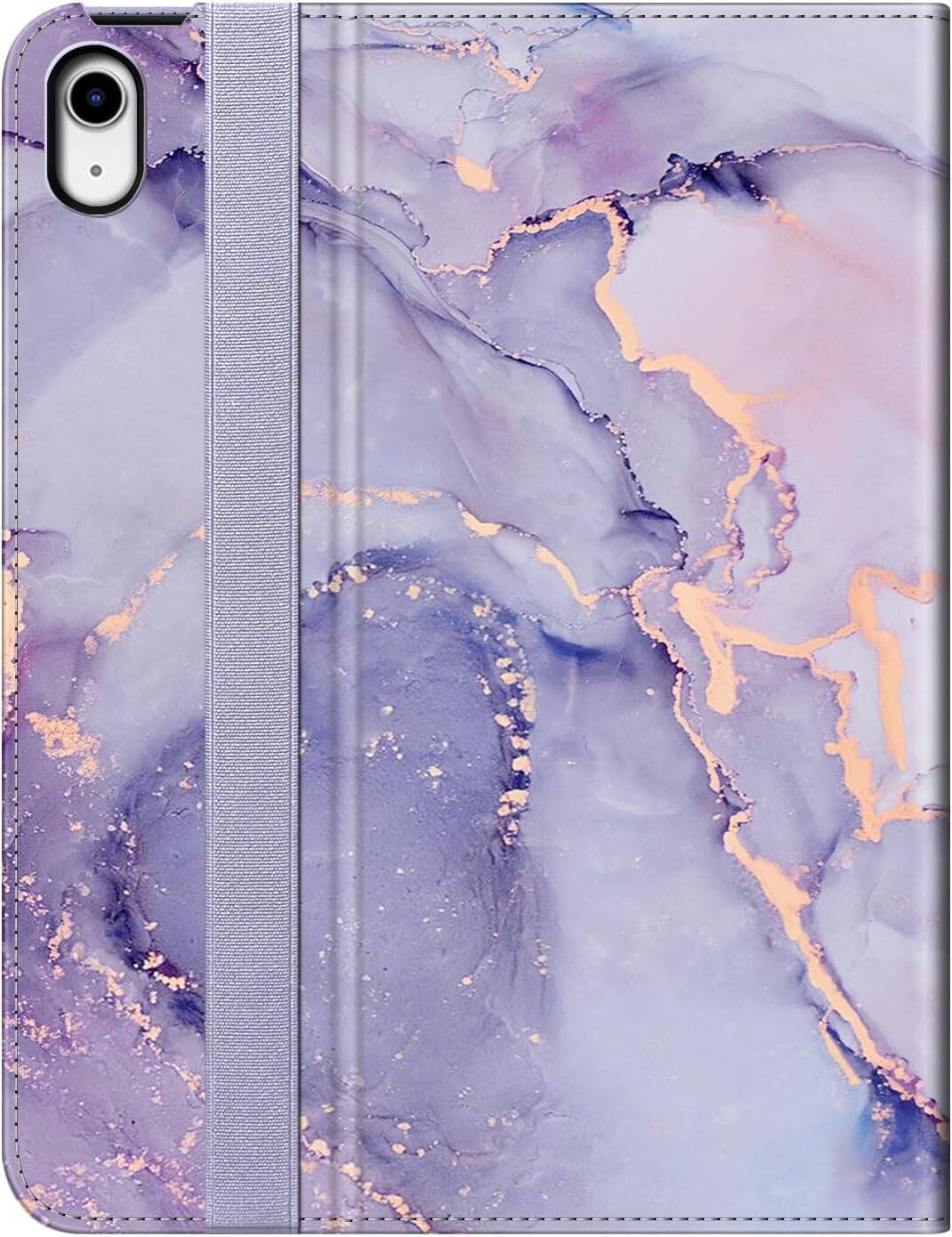 Alt View 5. Fintie - Folio Case for iPad (A16) 11-inch 2025 and iPad 10th Gen 10.9 inch 2022, Multi-Angle Viewing Protective Stand Cover - Lilac Purple.